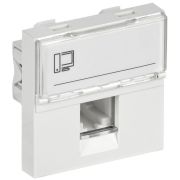 Розетка компьютерная 2мод. РКИ-20-00-П RJ45 кат.5E UTP механизм PRIMER IEK CKK-40D-RI2-K01