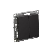 Переключатель проходной 2-кл. СП AtlasDesign 10А IP20 (сх. 6/2) 10AX механизм карбон SE ATN001065