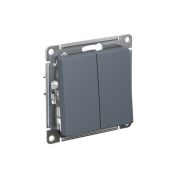 Выключатель 2-кл. СП AtlasDesign 10А IP20 (сх. 5) 10AX механизм грифель SE ATN000751