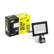 Прожектор светодиодный СДО 06-30Д 6500К IP54 с ДД черн. IEK LPDO602-30-65-K02