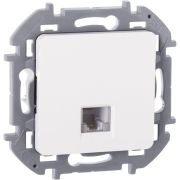 Розетка телефонная СП Inspiria RJ11 IP20 механизм бел. IEK 673820