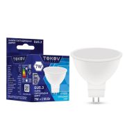 Лампа светодиодная 7Вт Soffit 6500К GU5.3 176-264В TOKOV ELECTRIC TKE-MR16-GU5.3-7-6.5K