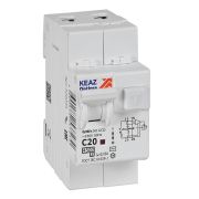 Выключатель автоматический дифференциального тока 2п OptiDin D63-22C20-AC-У3 C20 30мА 4.5кА с защитой от сверхтоков КЭАЗ 328099