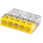 Клемма строительно-монтажная СМК 2273-205 EU2.5 415 5-проводная прозр. TOKOV ELECTRIC TKE-EU2.5-415/C100