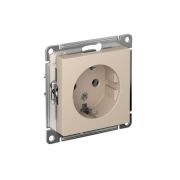Розетка AtlasDesign 16А с заземл. механизм песочн. SE ATN001243