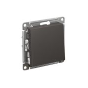 Выключатель 1-кл. AtlasDesign (сх. 1) 10AX механизм базальт SE ATN001411