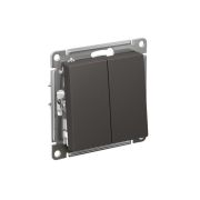Выключатель 2-кл. AtlasDesign (сх. 5) 10AX механизм базальт SE ATN001451