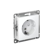 Розетка AtlasDesign 16А с заземл. защ. шторки механизм лотос SE ATN001345