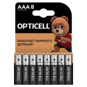 Элемент питания алкалиновый AAA/LR03 (блист.8шт) Basic Opticell 5051009/6051009
