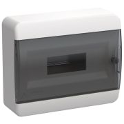 Корпус ЩРН-П-12 TEKFOR IP41 черн. прозр. дверь пластик. IEK TF5-KP12-N-12-41-K01-K03