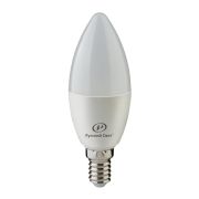 Лампа светодиодная RS LED C37 E14 8W 220-240V 8Вт свеча матовая 4000К нейтр. бел. E14 800лм 220-240В Ra90 Русский Свет 15010545059