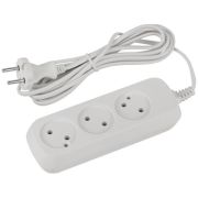 Удлинитель 3х3м без заземл. 6А IP20 GREEN LINE UDL-6-330 ШВВП 2х0.75 Эра Б0065041