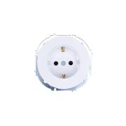 Розетка 1-м OSEN IP20 16А с защ. шторками ПБТ бел. LEZARD 743-0288-124B