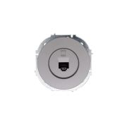 Розетка компьютерная СП OSEN RJ45 кат.6 механизм сер. матов. LEZARD 743-7488-140