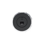 Розетка компьютерная СП OSEN RJ45 кат.6 механизм черн. бархат LEZARD 743-4288-140