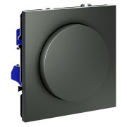 Светорегулятор поворотно-нажимной СП S70 600Вт механизм титан Voltum VLS070306
