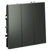 Выключатель 3-кл. СП S70 10А механизм титан Voltum VLS030106