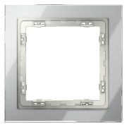Рамка 1-м S70 стеклян. сталь Voltum VLS110105