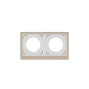 Рамка 2-м KANT IP44 ванильн. марципан DKC 7015944