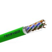 Кабель витая пара F/UTP 4х2х23AWG(0.57мм) кат.6 PVCLS нг(А)-LSLTx indoor (м) PRO TOKOV ELECTRIC TKP-C11-F42-6-RU-LSLTx