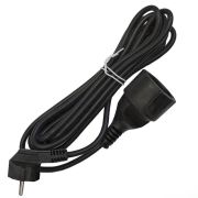 Удлинитель-шнур 1х3м с заземл. 16А IP20 ПВС 3х1 черн. DOMTOK 2342