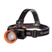 Фонарь налобный аккум. 10Вт Laser LED/ 1200мА.ч ABS пластик линза Френеля КОСМОС KOC531Lit